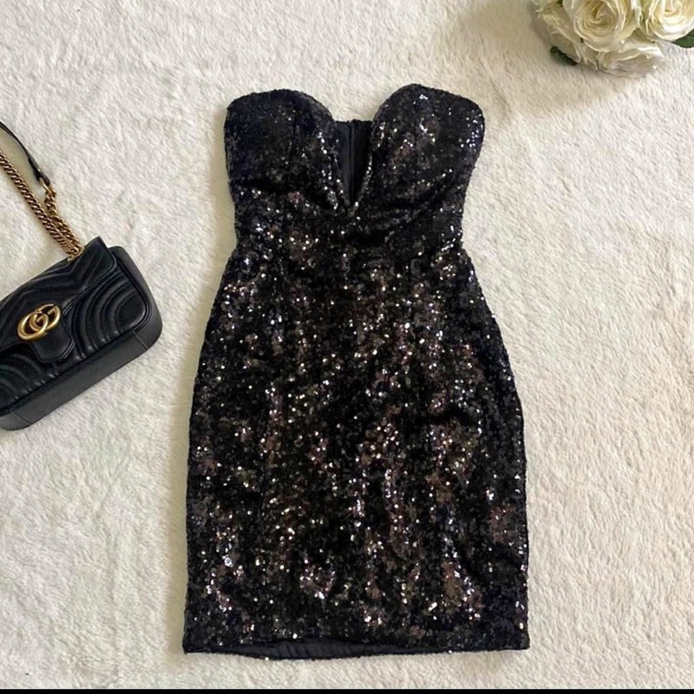 Sequin mini dress